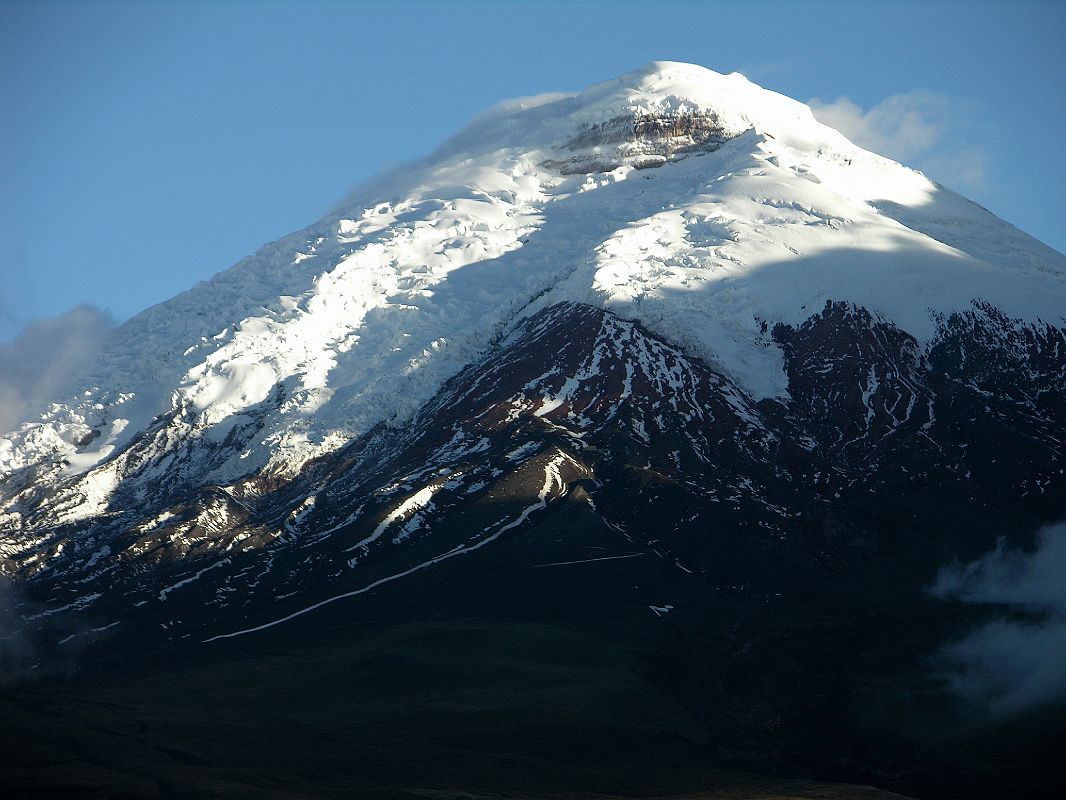 Ecuador Cotopaxi 02-11 Cotopaxi From Tambopaxi At Sunset